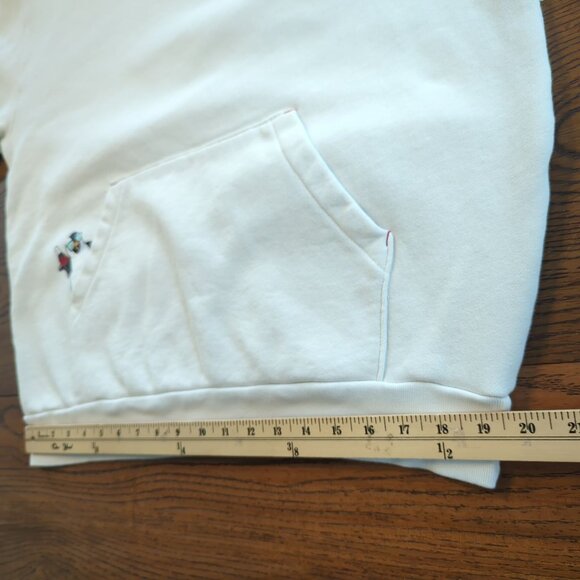 Coca-Cola Hoodie White Sweatshirt Large‎ Penguin Tropical Polar Bear - Picture 11 of 16